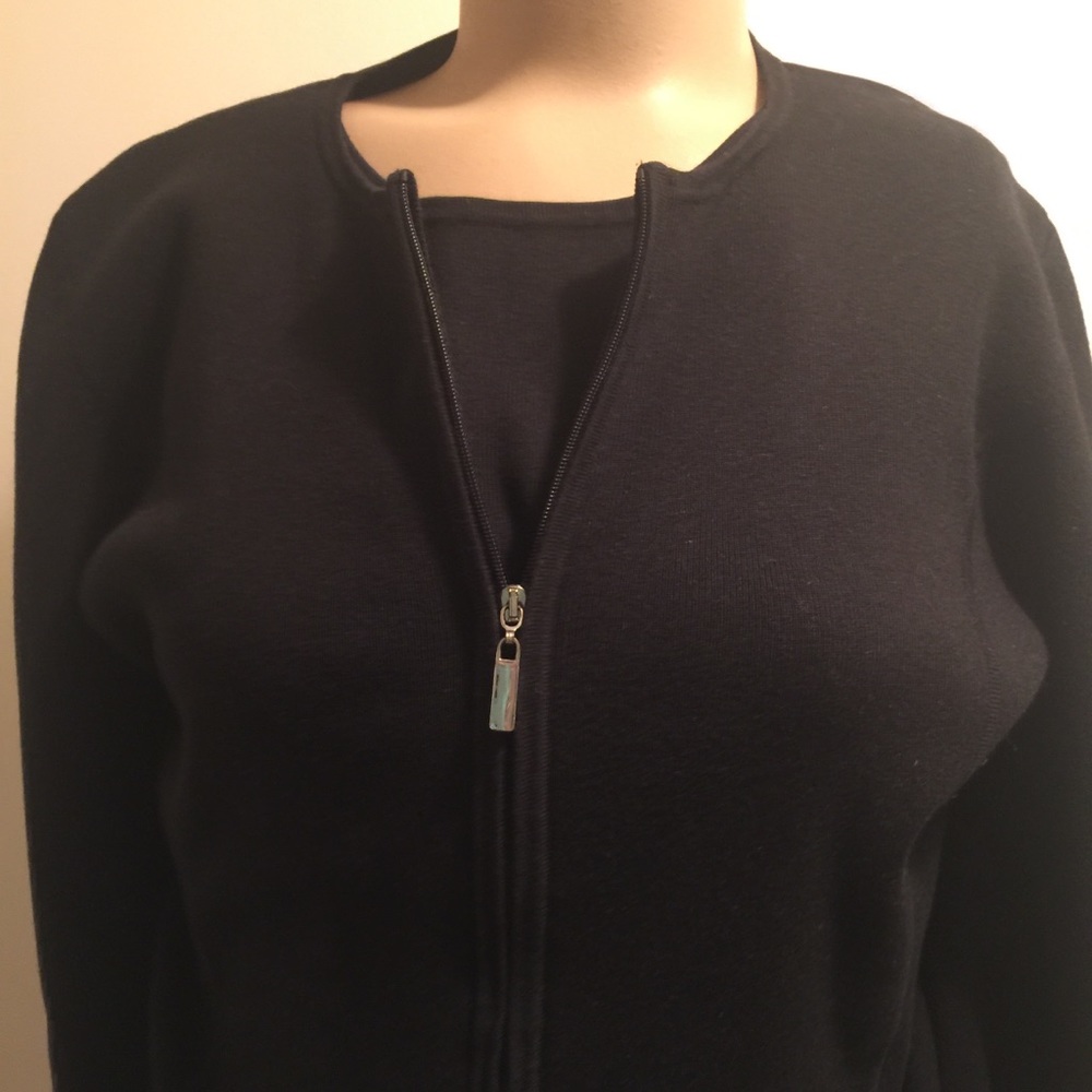 2 pc Silk Liz Claiborne twin tank & sweater